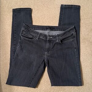 prAna Gray Kayla Mid Rise Skinny Slim Stretch Jeans Organic Cotton - Size 8/29